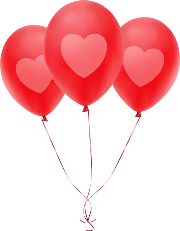 Ballons Rouges Png Tube Red Balloons Clipart Hearts