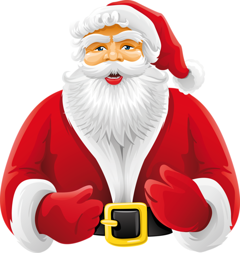 Père Noël : Tube - Santa Claus - Weihnachtsmann Png