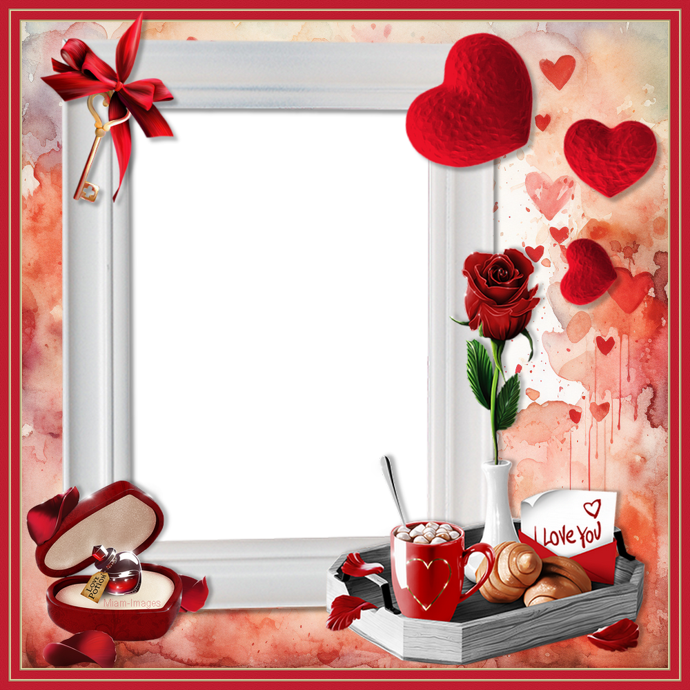cadre st valentin valentine frame png - Page 2