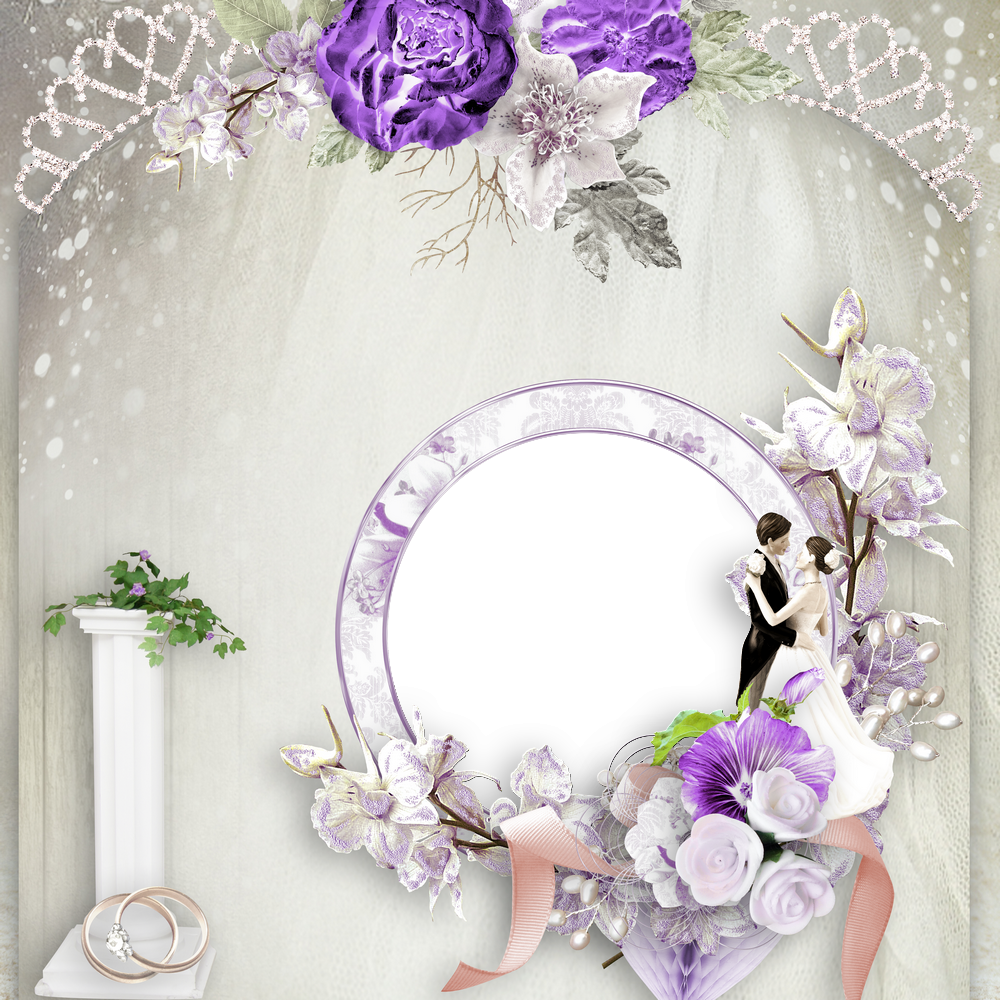 ♥ Cadre mariage png / Quick page, wedding frame png ♥