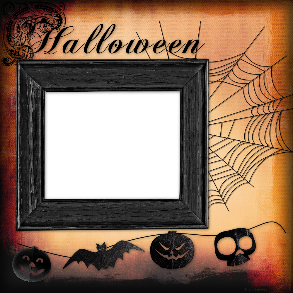 happy halloween frame