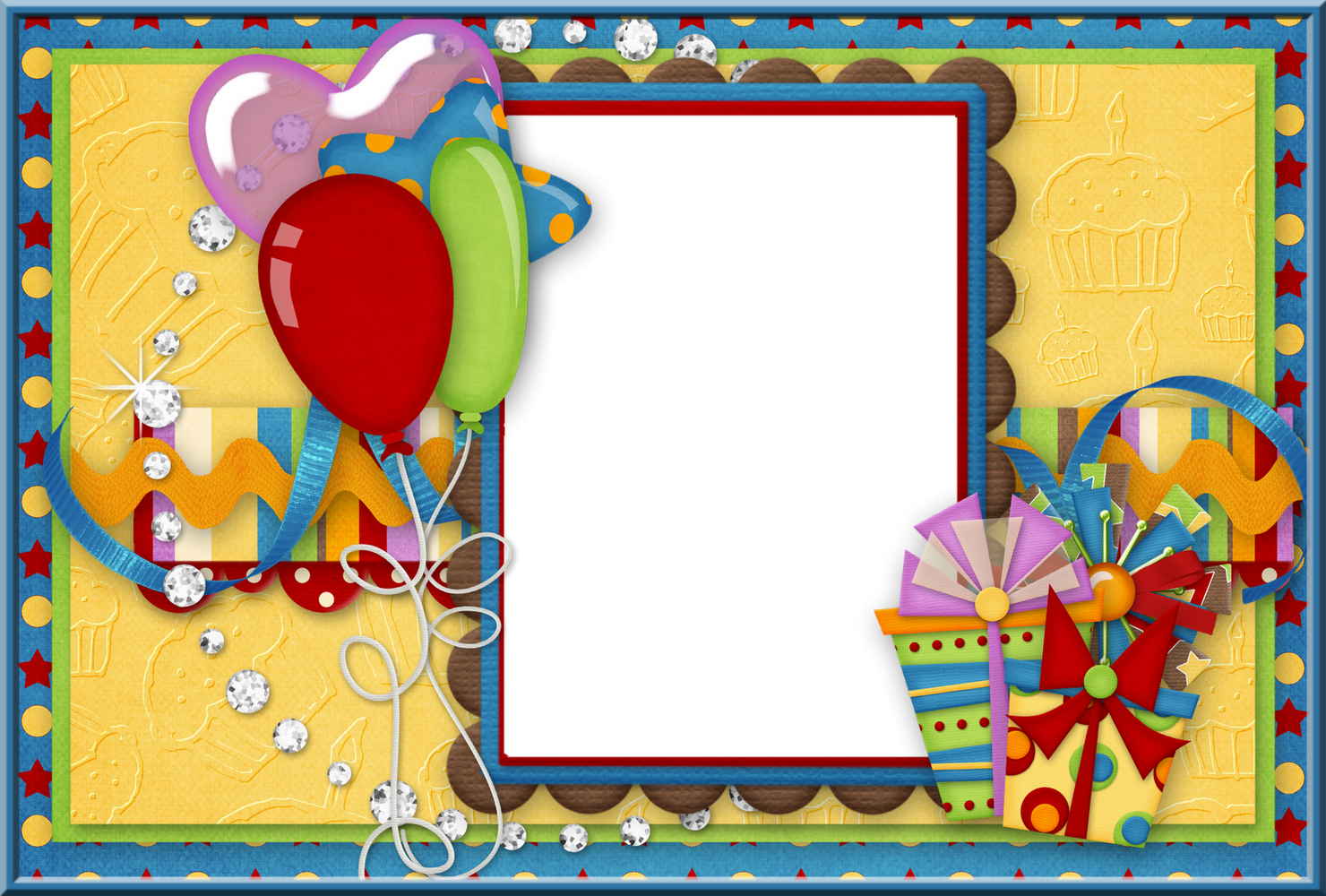 Anniversaire cadre png Birthday frame Cumpleaños