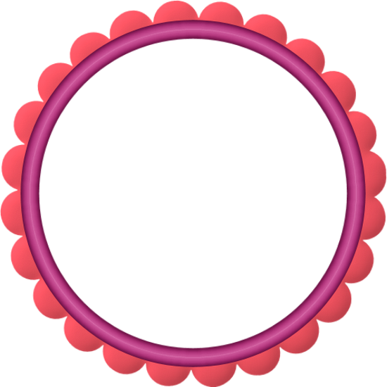 Cadre rond png - Round frame png - Runder rahmen png