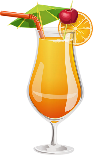 Tube Boisson, Cocktail Png, Dessin _ Drink Clipart, Glass