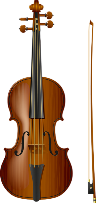 Tube Instrument De Musique Violon Png Violin Clipart 6325