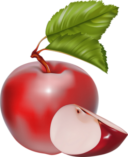 Tube Fruit Pomme Png Apple Clipart Manzana Png 0956