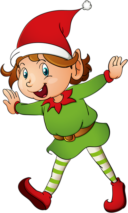 Personnage de Noël, lutin png, elfe - Christmas elf png