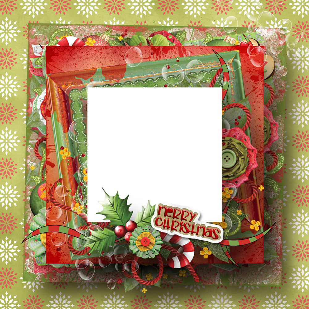 Merry Christmas : cadre png Noël - Christmas frame png