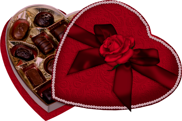 F Vrier St Valentin Coeur Png Boite De Chocolats