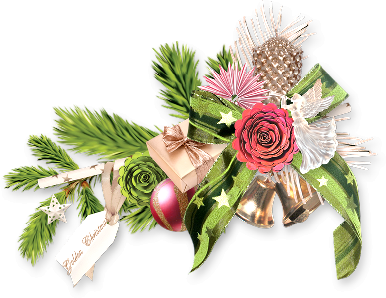 Tube png Noël, cluster / Christmas png, Holidays, winter