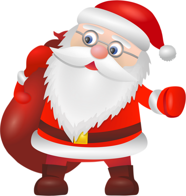 Père Noël png, tube ; Clipart Weihnachtsmann ; Santa