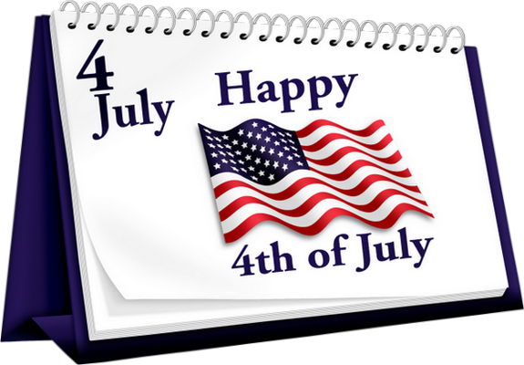 USA, calendrier png_Independence Day calendar png ★