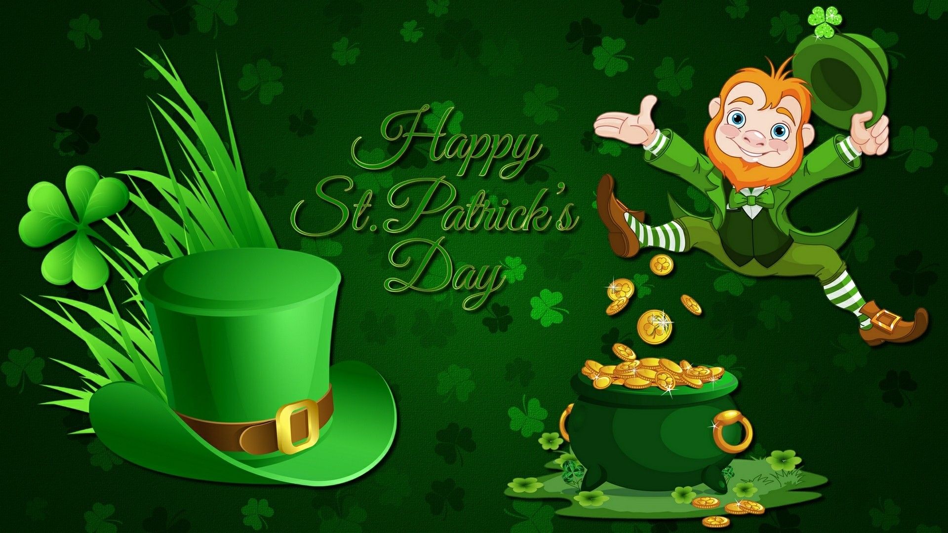 ♣ Fond d'écran St Patrick ; St Patrick's Day wallpaper ♣