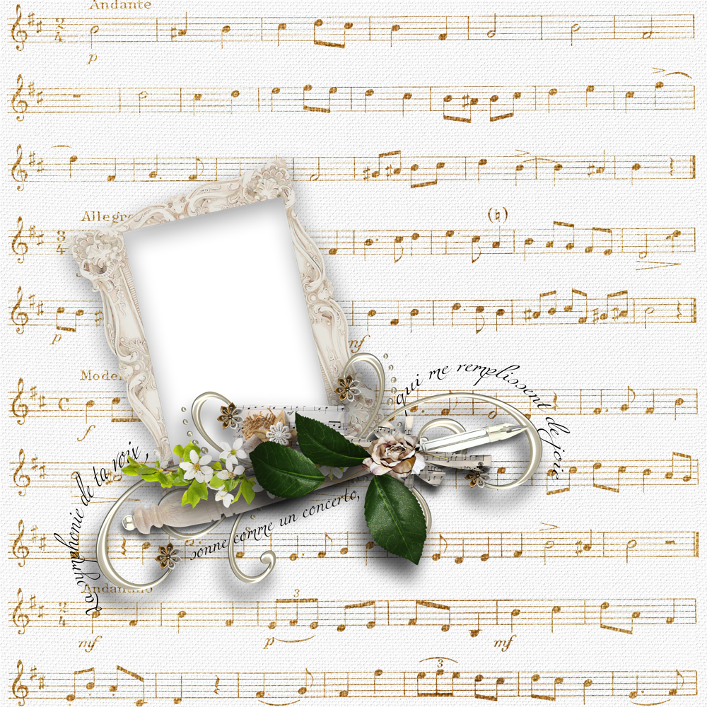 Musique : cadre png, quick page . Music : frame png, QP