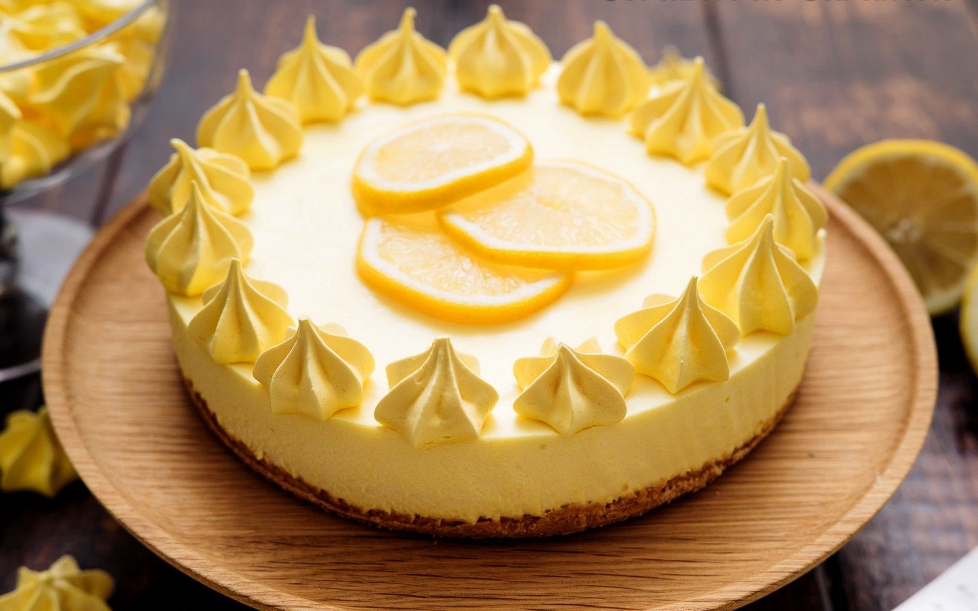 Tarte Au Citron : Fond D'écran Gâteau - Lemon Pie, Food