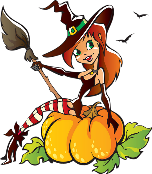 Tube Png Halloween Jolie Sorcière Witch Png Hexe