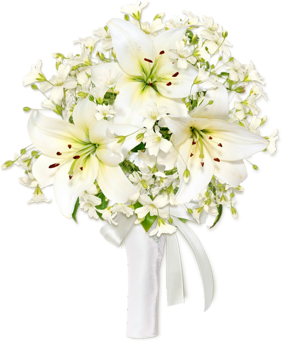 Bouquet mariage png, fleurs blanches Wedding flowers