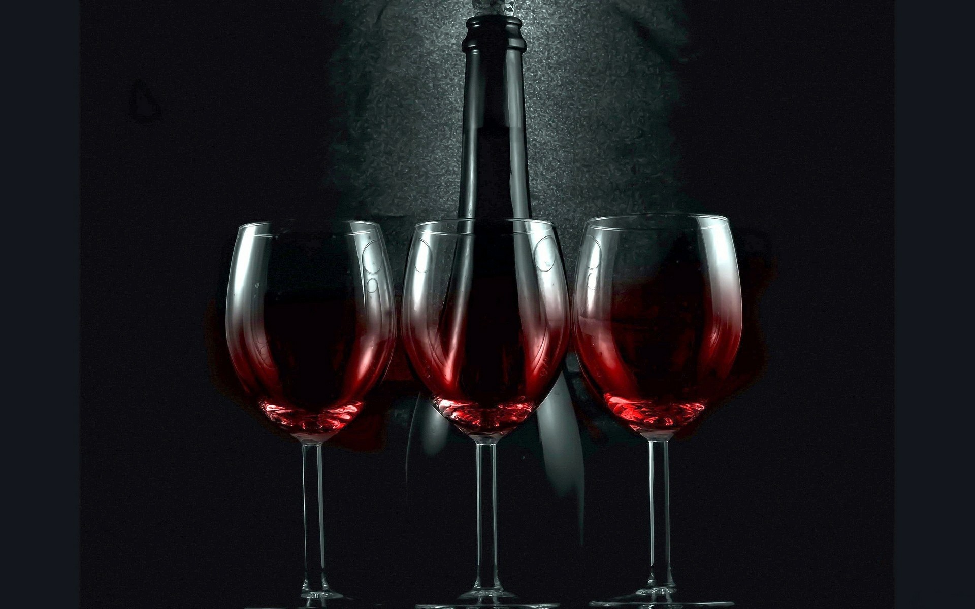 Fond D Cran Vin Rouge Bouteille Verres Wine Wallpaper