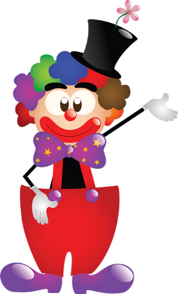 Tube Clown, Png Anniversaire, Cirque _ Circo, Payaso Png