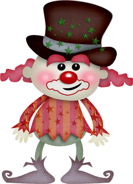 Scrap Clown Png Tube Clown Colored Payaso Png