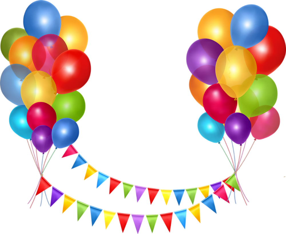 Tube Ballons Png Fête Anniversaire Balloons Png