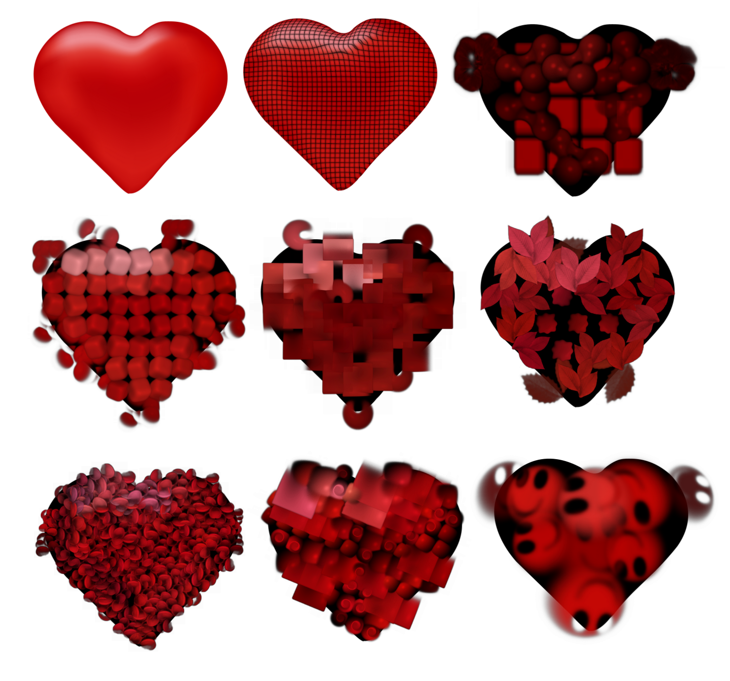 Tube : Coeurs En Kit - Hearts Png - Corazones - Herzen