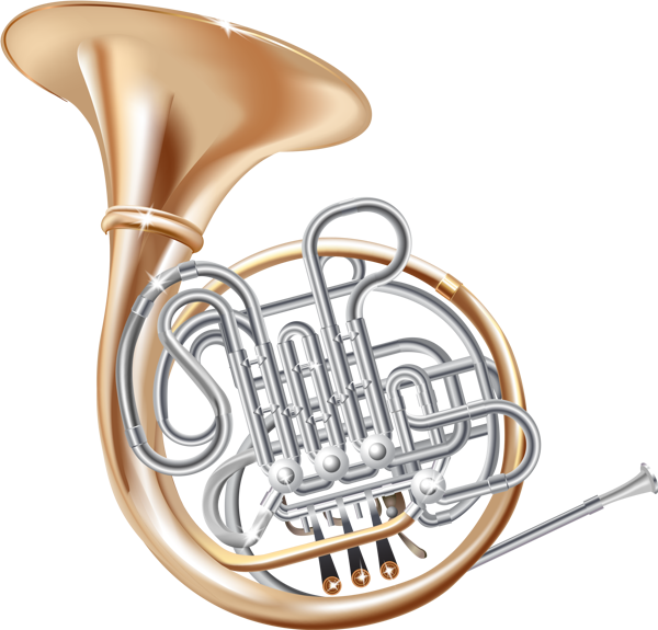 Cor png, tube instrument de musique Music clipart