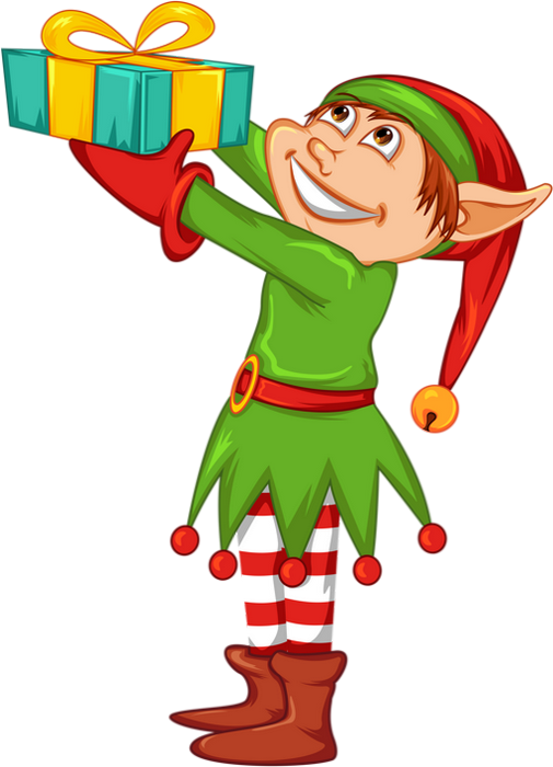 Lutin Tube Personnage De Noël Xmas Character Clipart 4013