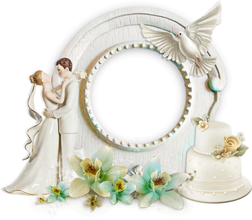 ♥ Cadre mariage _ Wedding frame png _ Marco de boda ♥