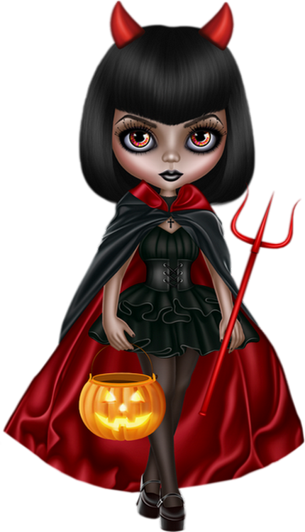 Diablesse Png Tube Personnage Halloween Devil Girl Png 