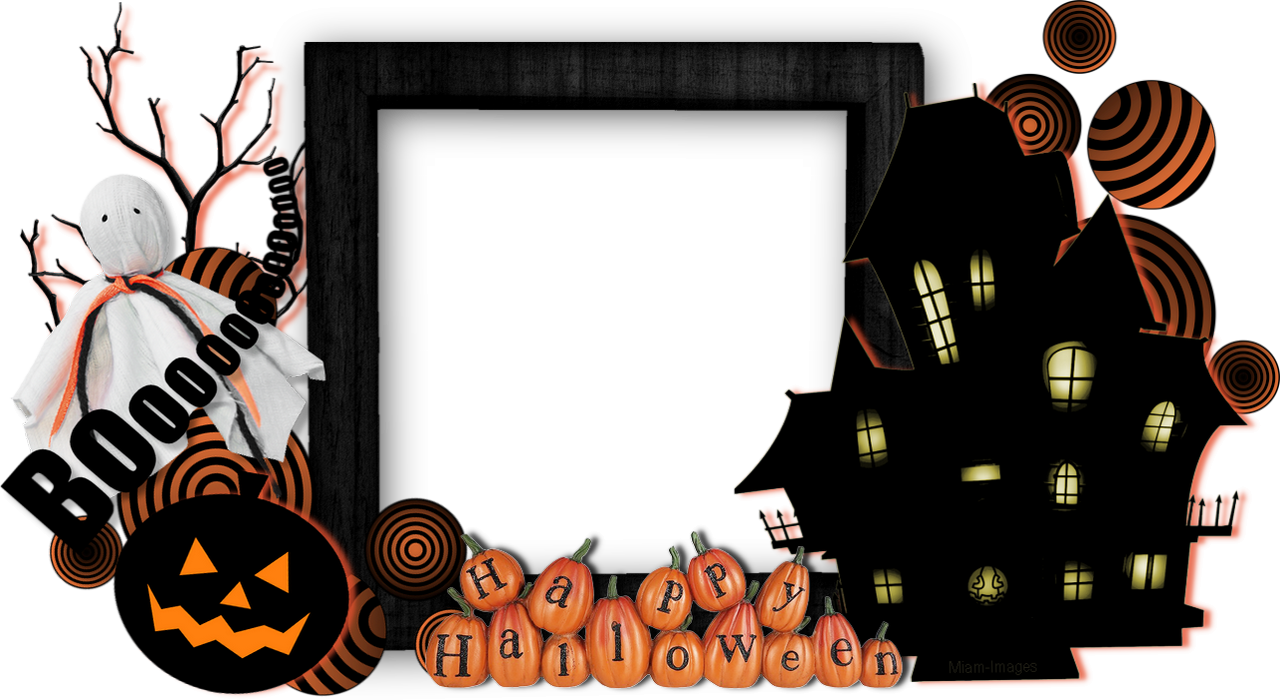 Cadre Halloween png Happy Halloween frame png