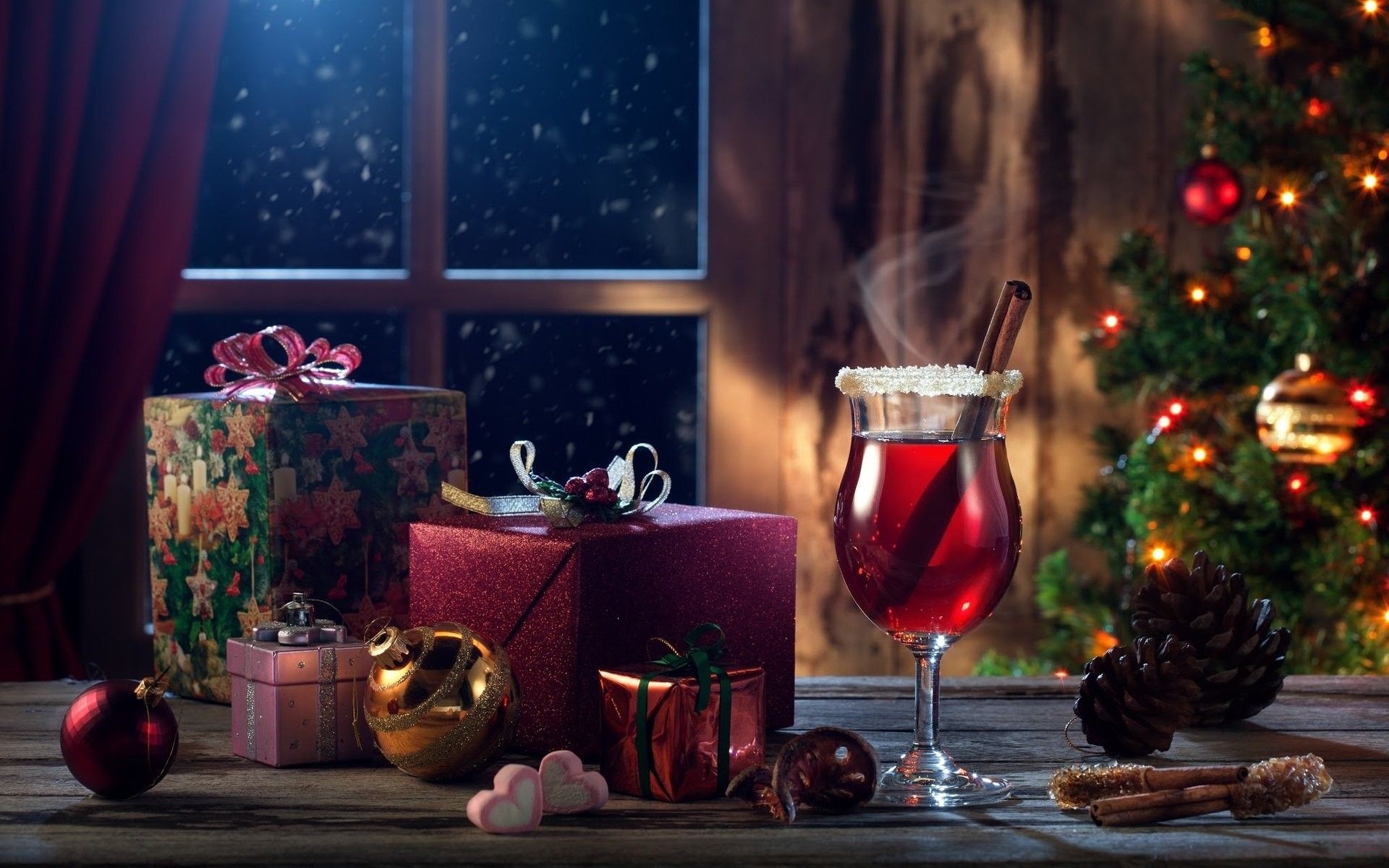 Ambiance de Noël, fond d'écran - Christmas wallpaper