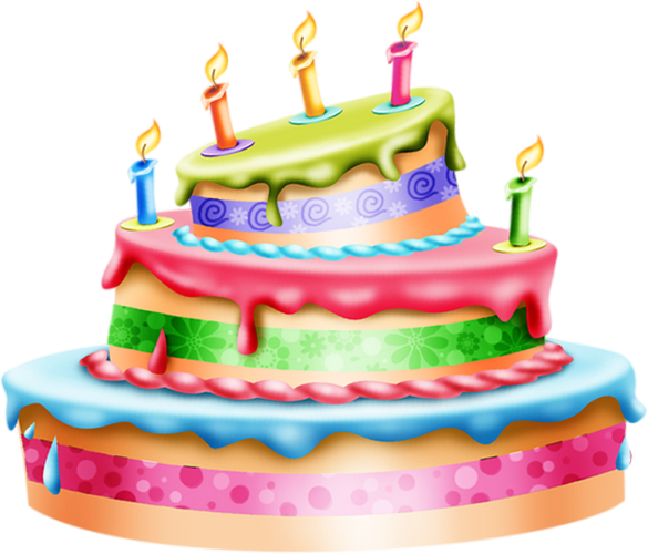 Anniversaire Gâteau Png Bougies Birthday Cake Clipart