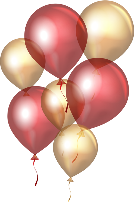 Ballons png, tube anniversaire, fête ; Balloons clipart png