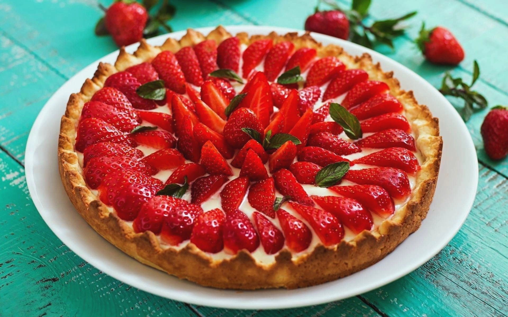 Tarte Aux Fraises : Fond D'écran - Strawberry Tart, Sweet