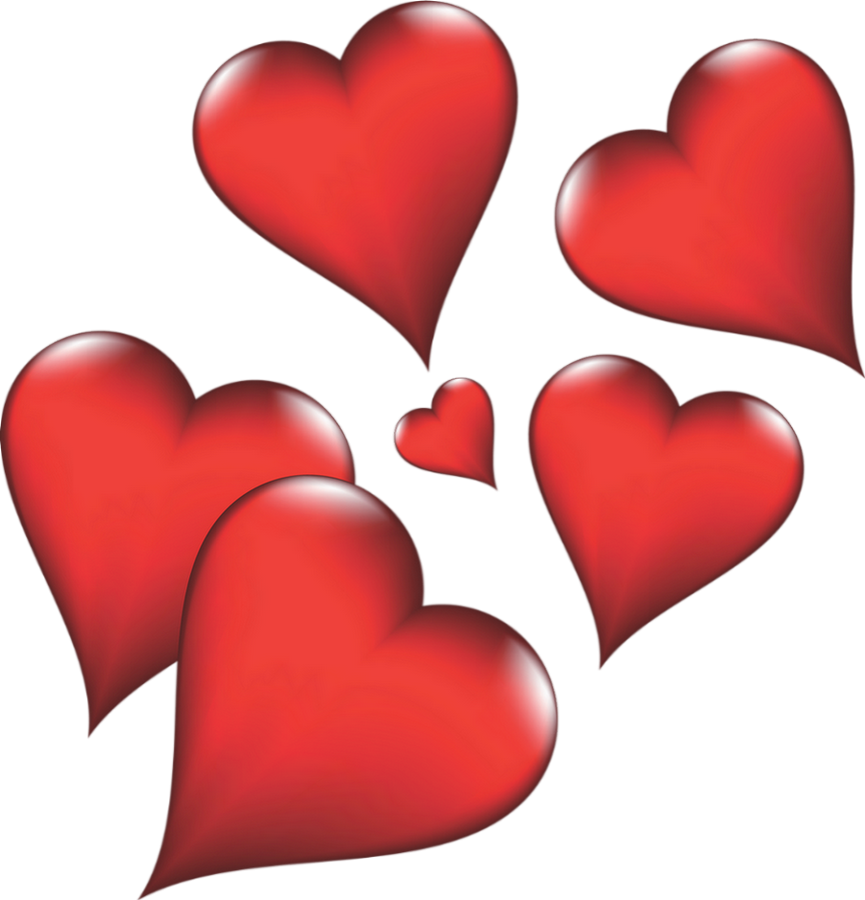 Coeurs Png Tube Saint Valentin Hearts Clipart Png