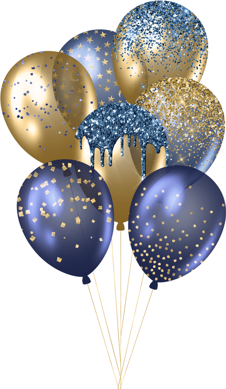 tube ballons png fêtes party balloons clipart