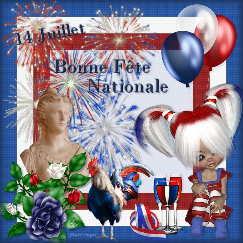 Bon 14 Juillet à Toutes Et à Tous France Fête Nationale