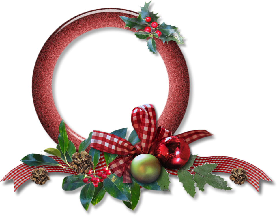 Cadre png Noël, cluster Christmas frame png, Holidays