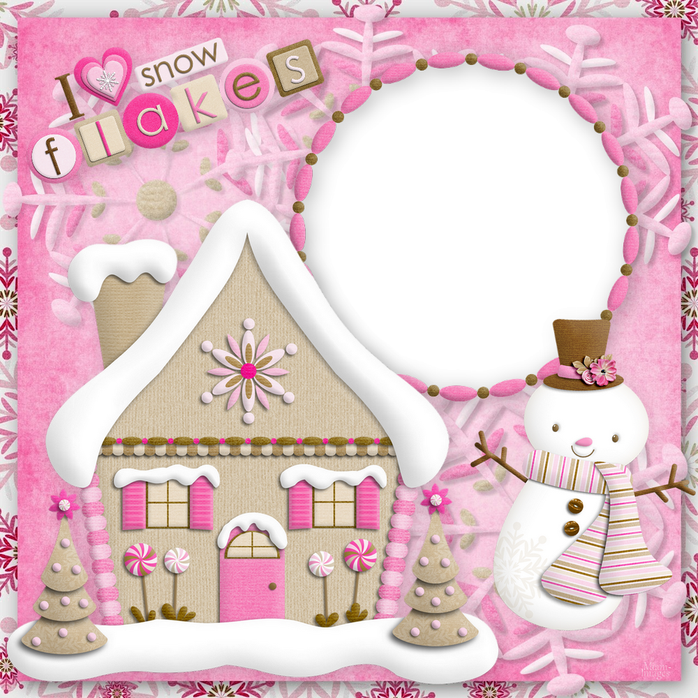 Cadre hiver, QP / Winter frame / Marco invierno png