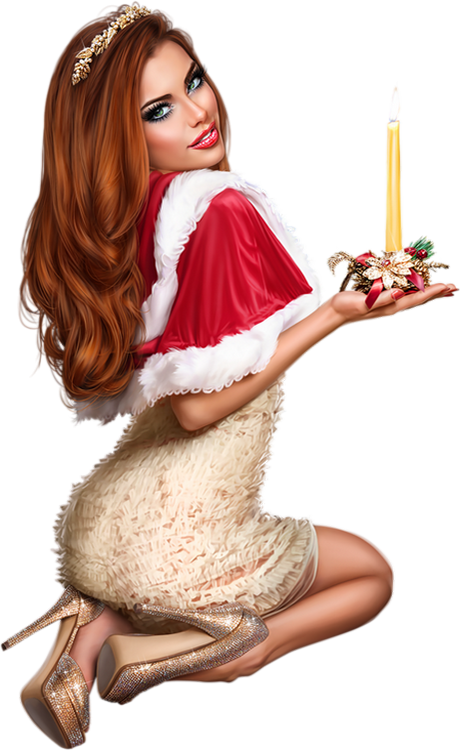 Tube Femme Noel Png Christmas Woman Page 36 1348