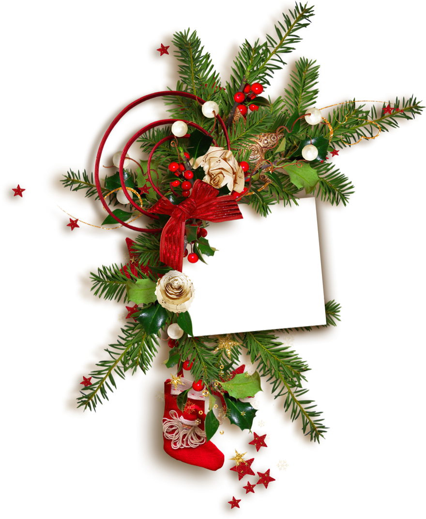 Cluster de Noël, cadre png Christmas cluster, frame png