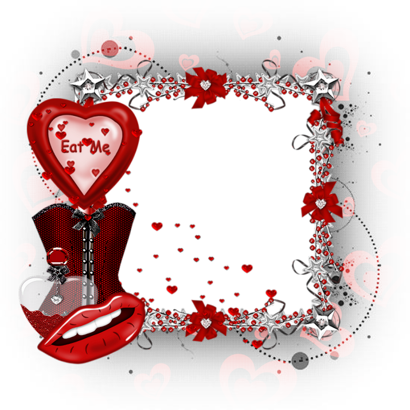♥ Cadre St Valentin png, cluster _ Valentine frame png ♥