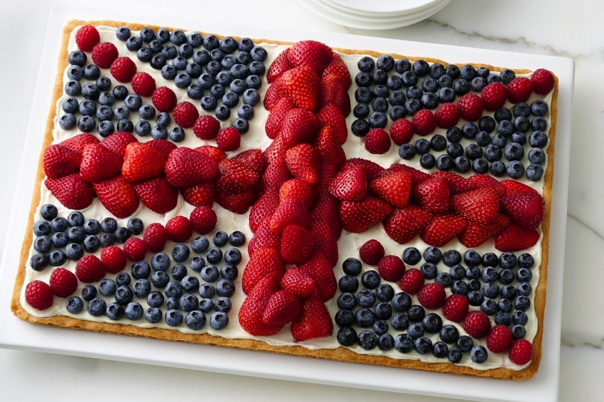 Drapeau Anglais : Gâteau - Cake : English Flag Wallpaper