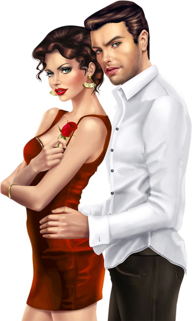 Tube St Valentin Couple D Amoureux Lovers Png