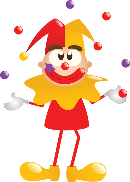 Tube Clown, Png Anniversaire, Cirque - Circo, Payaso Png