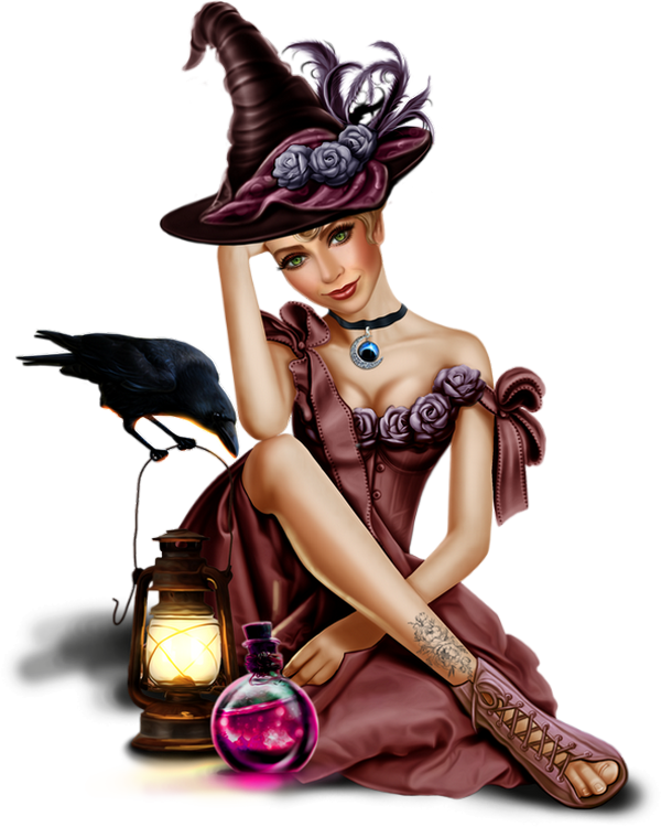 Sorci Re Png Tube Halloween Strega Witch Bruja Png